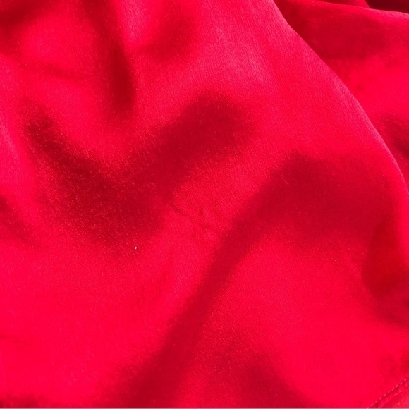 Moschino Cheap and Chic Key to My Heart red silk mini dress one shoulder size 46 - Picture 10 of 13
